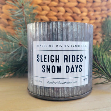 Holiday Scents - 12 oz. Rustic Galvanized Tin Candle