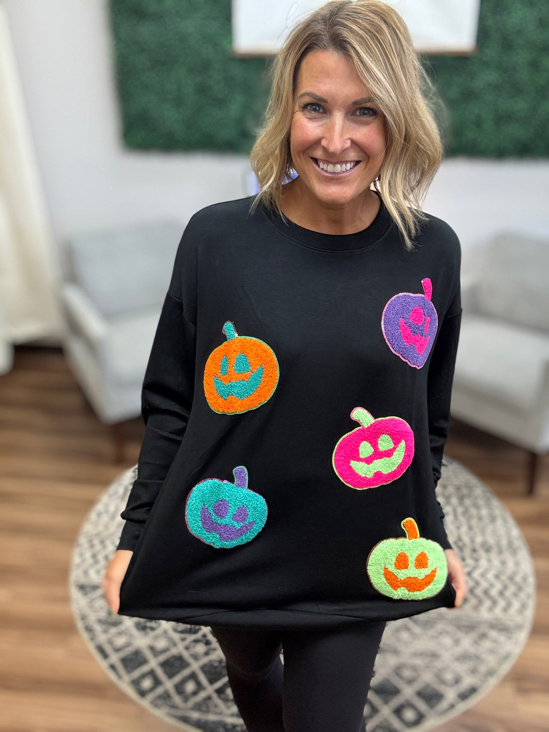 Pumpkin Pop Luxe Pullover