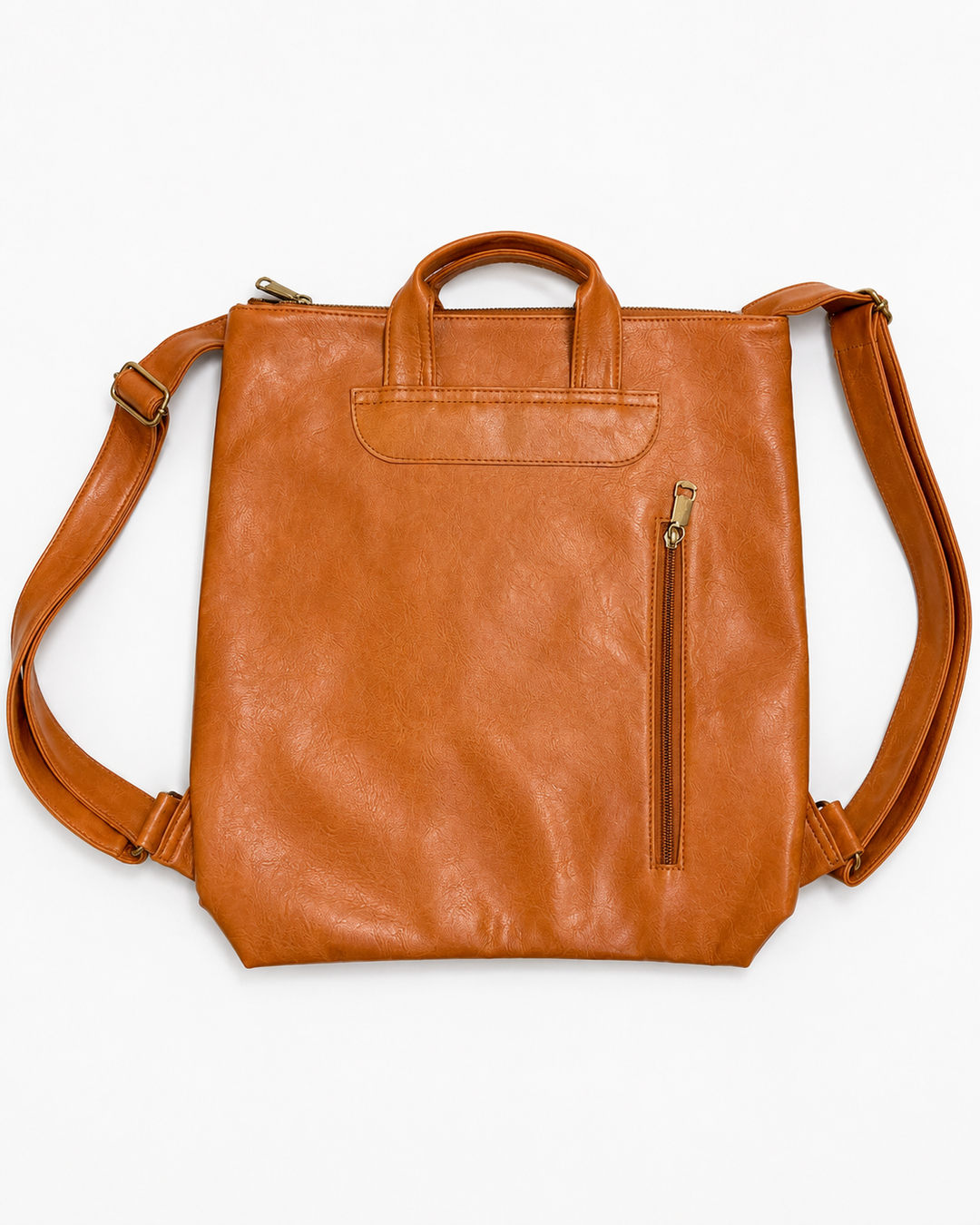 Vegan Leather Backpack Purse
