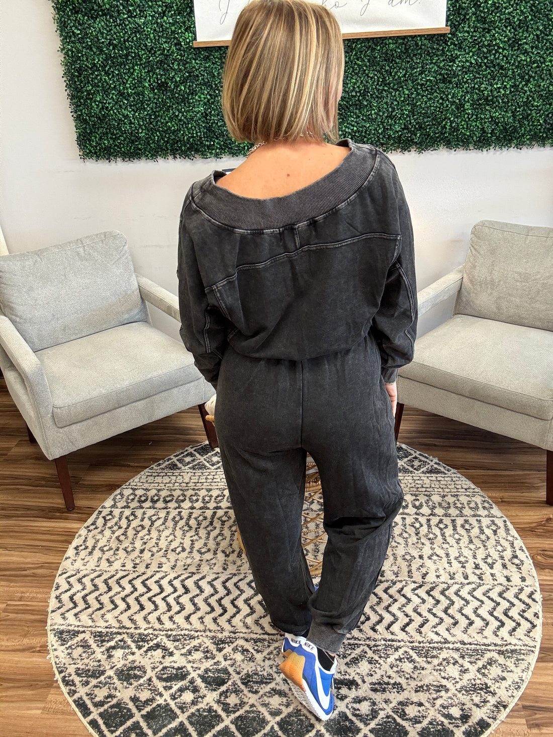 Vintage Mineral Wash Jumpsuit