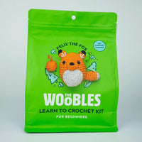 Woobles Beginner Crochet Kit - Felix the Fox