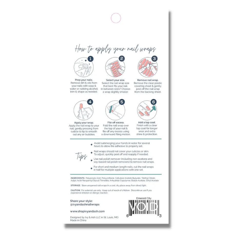 Slimelight | Green, Purple, Black Check Halloween Nail Wrap