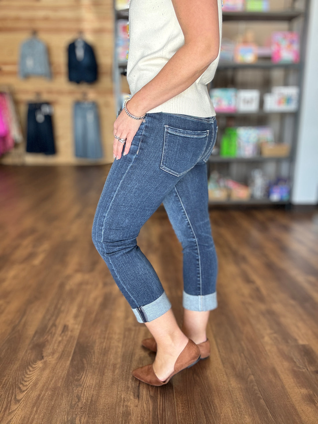 Liverpool - Charlie Crop Wide Rolled Cuff