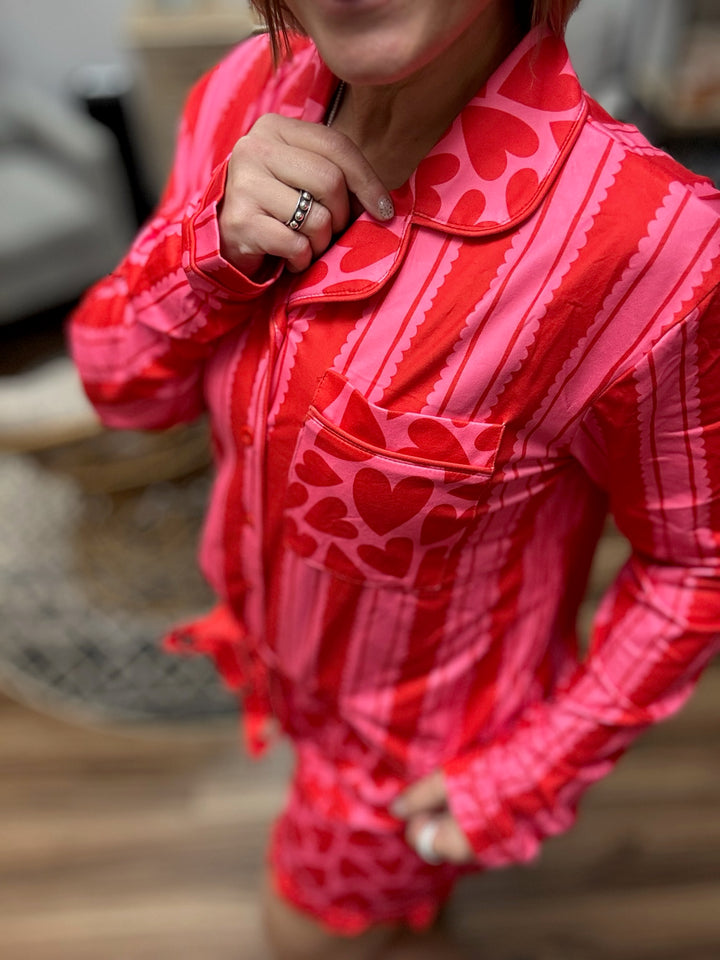Heartfelt Ruffles Pajama Set