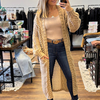 Kandis - Knit Duster Cardigan