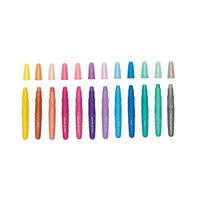 Rainbow Sparkle Metallic Gel Crayons