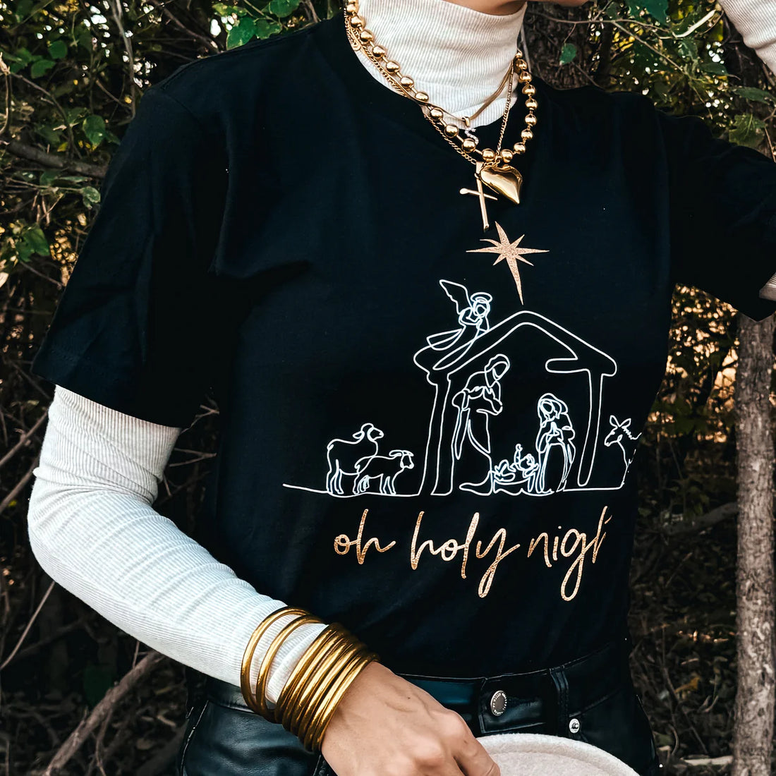 Oh Holy Night Graphic Tee {SPECIAL ORDER}