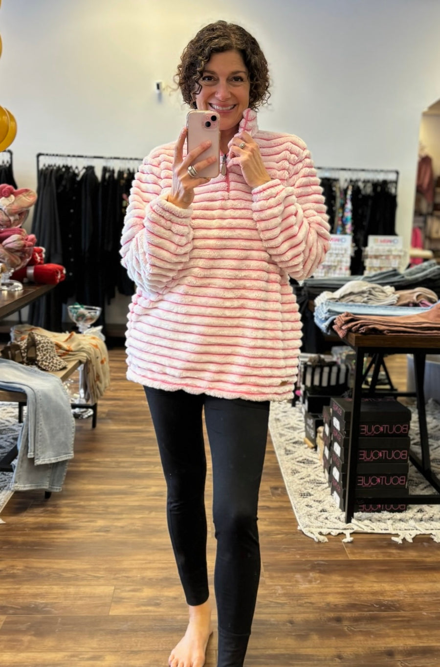 Simply Southern Luxe Pullover - Candy Pink