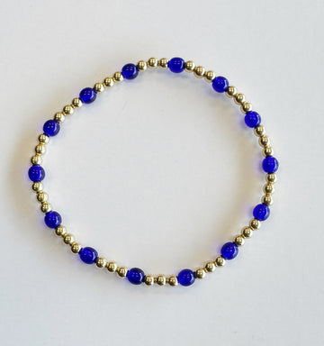Brielle Bracelet in Dark Blue | Waterproof