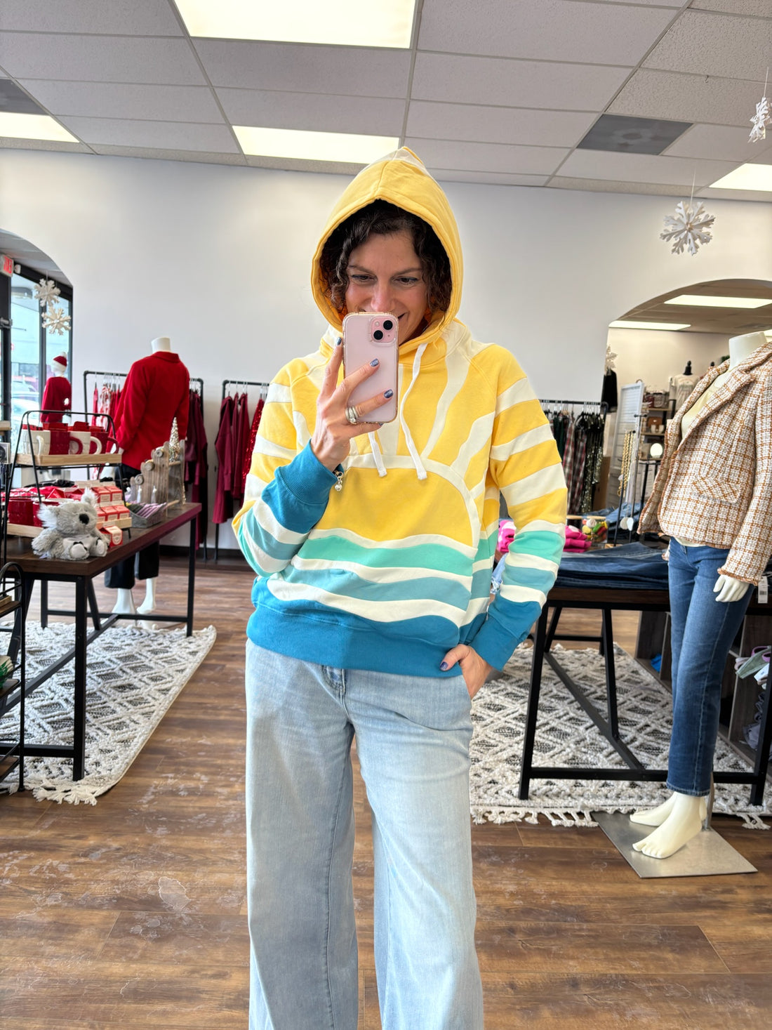 Sunshine Patchwork Hoodie