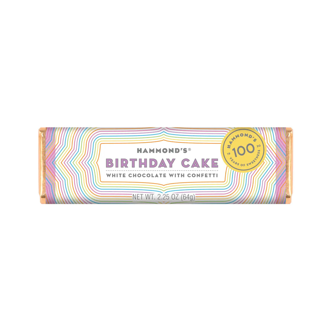 Birthday Cake White Chocolate Candy Bar