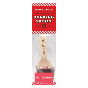 Hammond's Peppermint Dark Chocolate Dunking Spoon