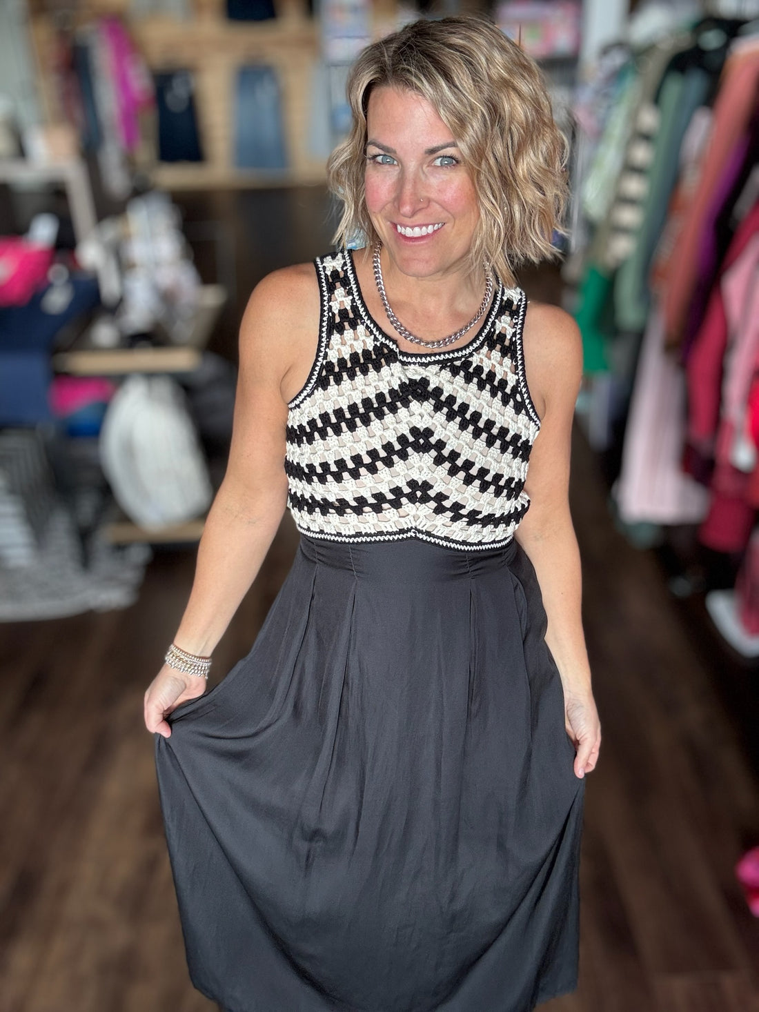 Uptown Knit Midi Dress