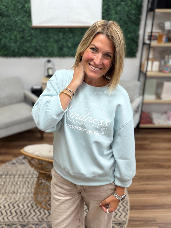 Kindness Starts with Us Comfy Pullover