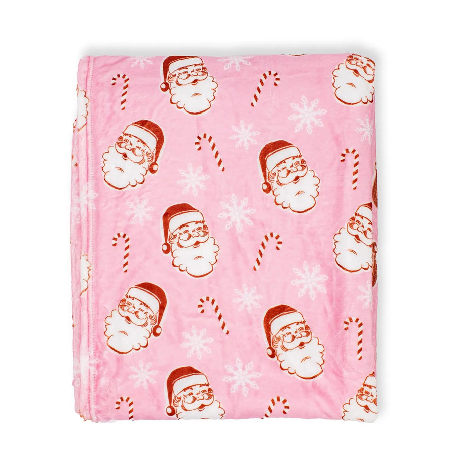 Santa Cutie Throw Blanket