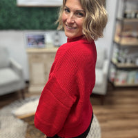 Sweet as Sugar Sweater - Red