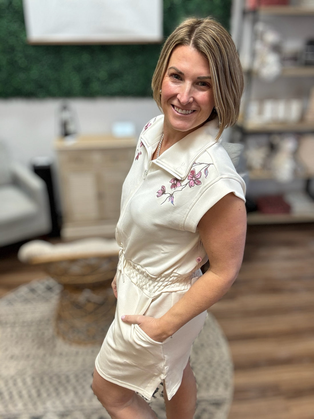 Cinched Lounge Dress