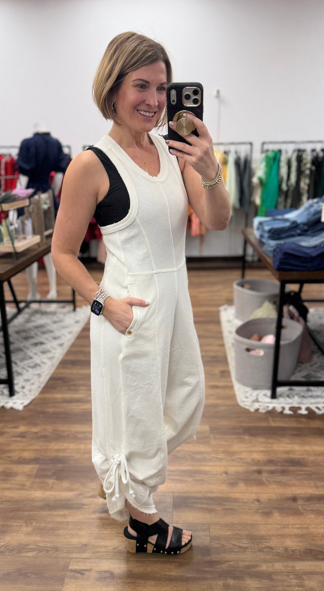 The Weekend Wanderer Jumpsuit - Natural