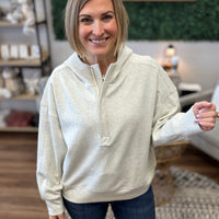 Half-Zip Scuba Pullover Hoodie