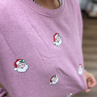 Bubblegum Santa Sweatshirt