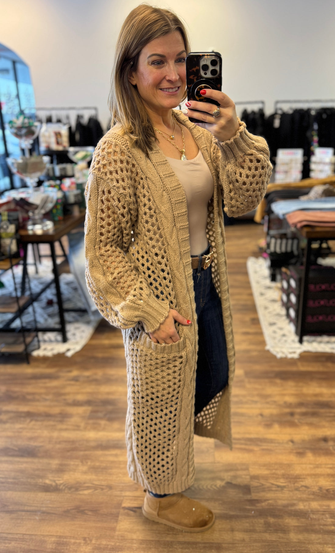 Kandis - Knit Duster Cardigan