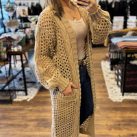 Kandis - Knit Duster Cardigan