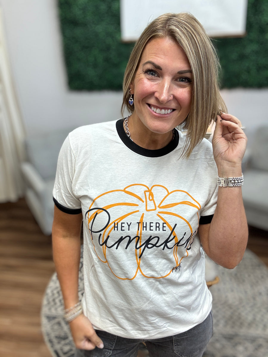 Hey There Pumpkin Ringer Tee