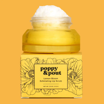 Poppy & Pout Lip Scrub - Lemon Bloom