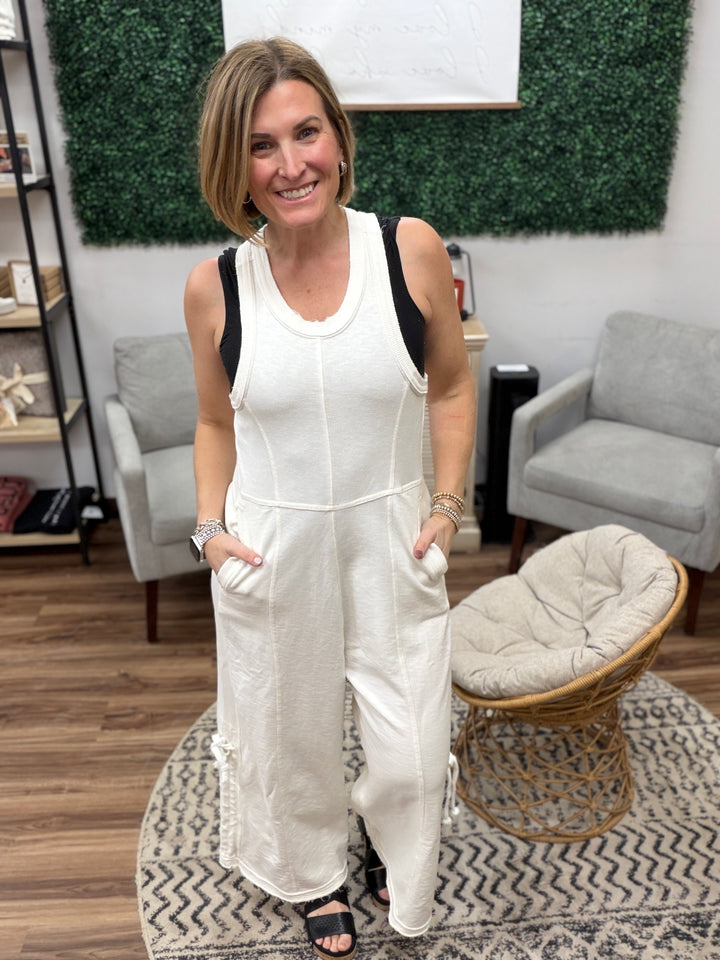 The Weekend Wanderer Jumpsuit - Natural