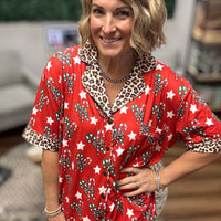 Christmas Luxe Pajama Set - Candy Canes