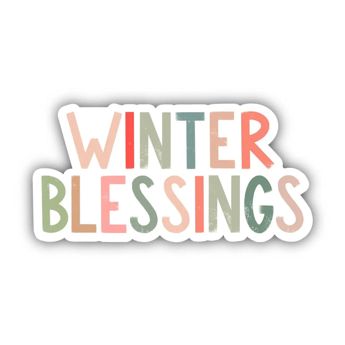 Winter Blessings Sticker