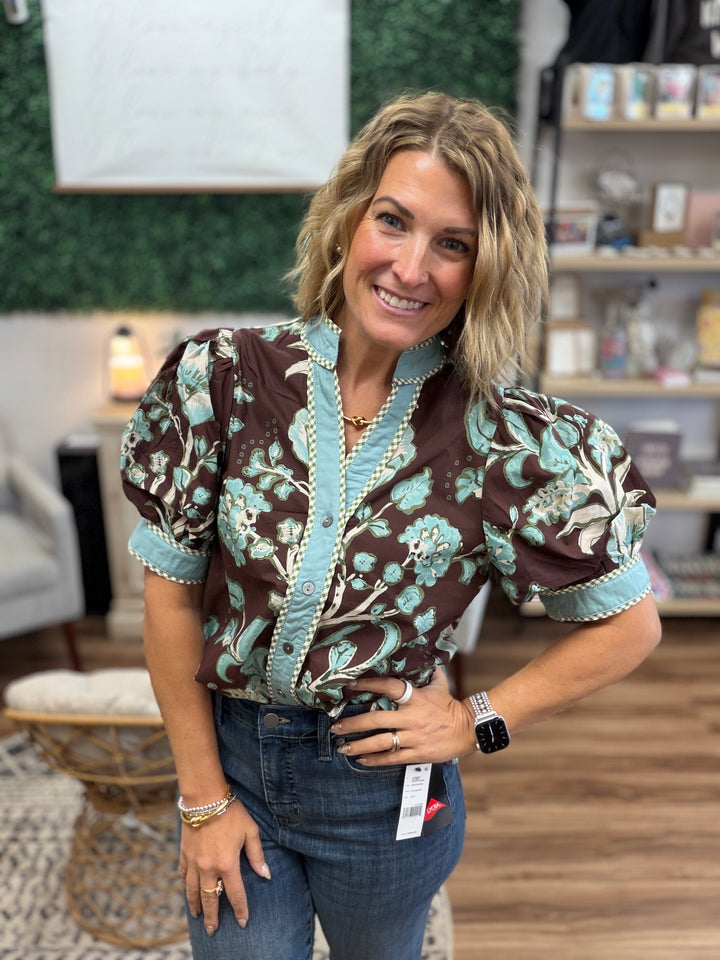Cocoa Garden Blouse