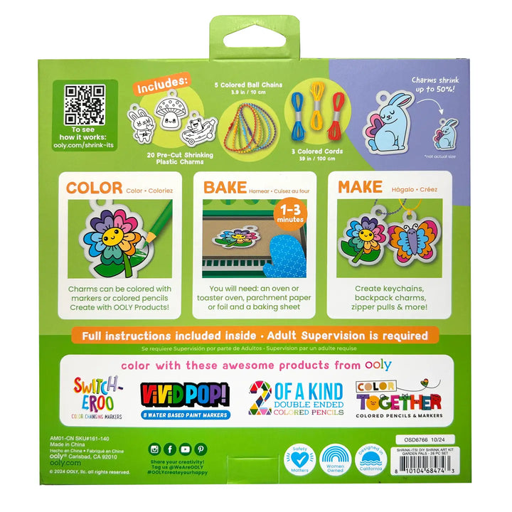 Shrink-Its! Diy Shrink Art Kit - Garden Pals