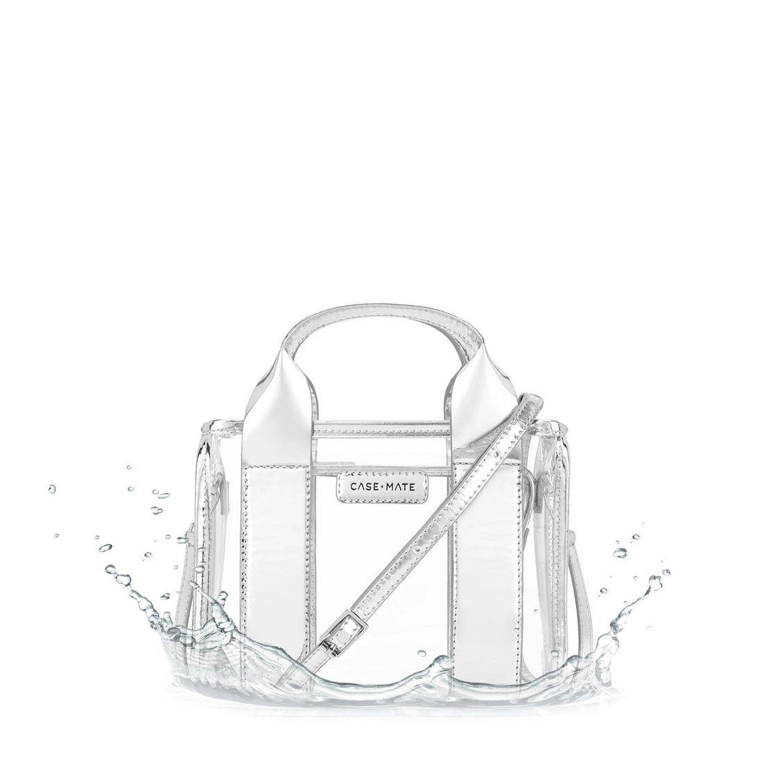 Case Mate Clear Stadium Bag - Silver