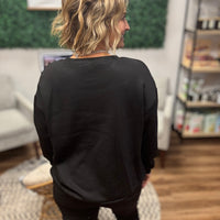 Merry & Bright Chenille Letter Luxe Pullover