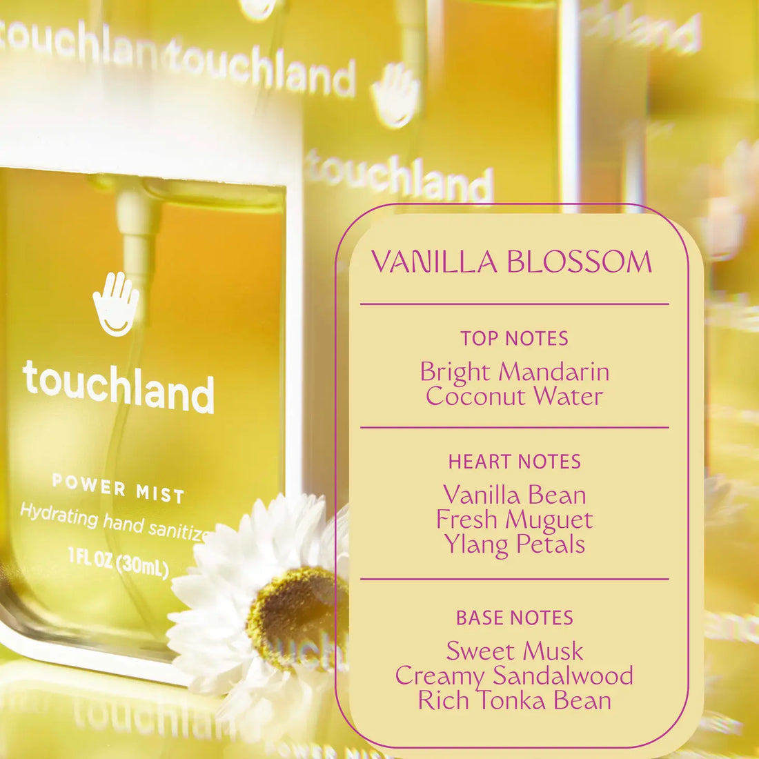 Touchland Power Mist Hand Sanitizer - Vanilla Blossom