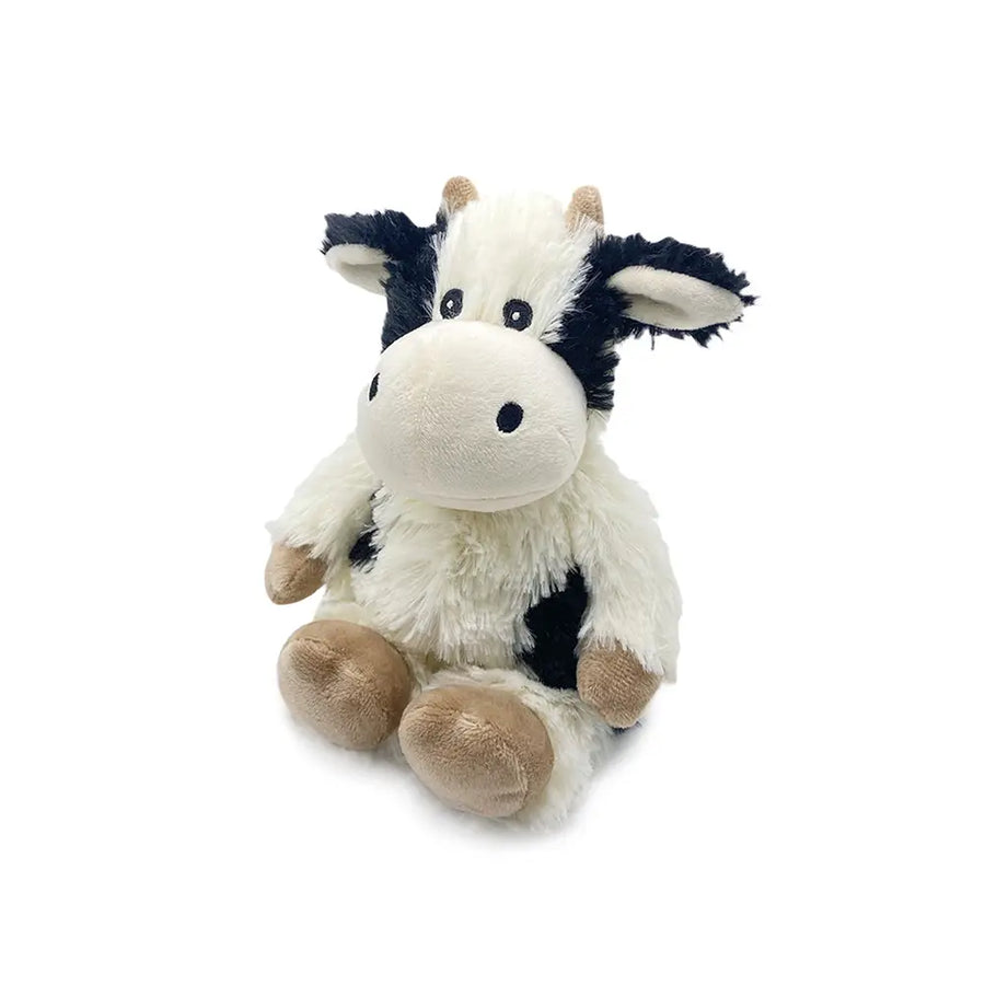 Warmies® - Black & White Cow Junior Microwavable Plush