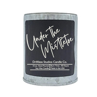 Under the Mistletoe Rustic Candle