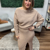 Midi Knit Sweater Dress