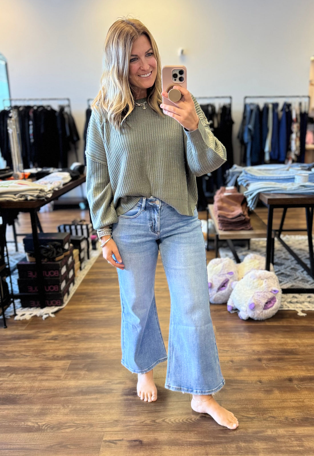 Blakeley - Crop Flare Jeans