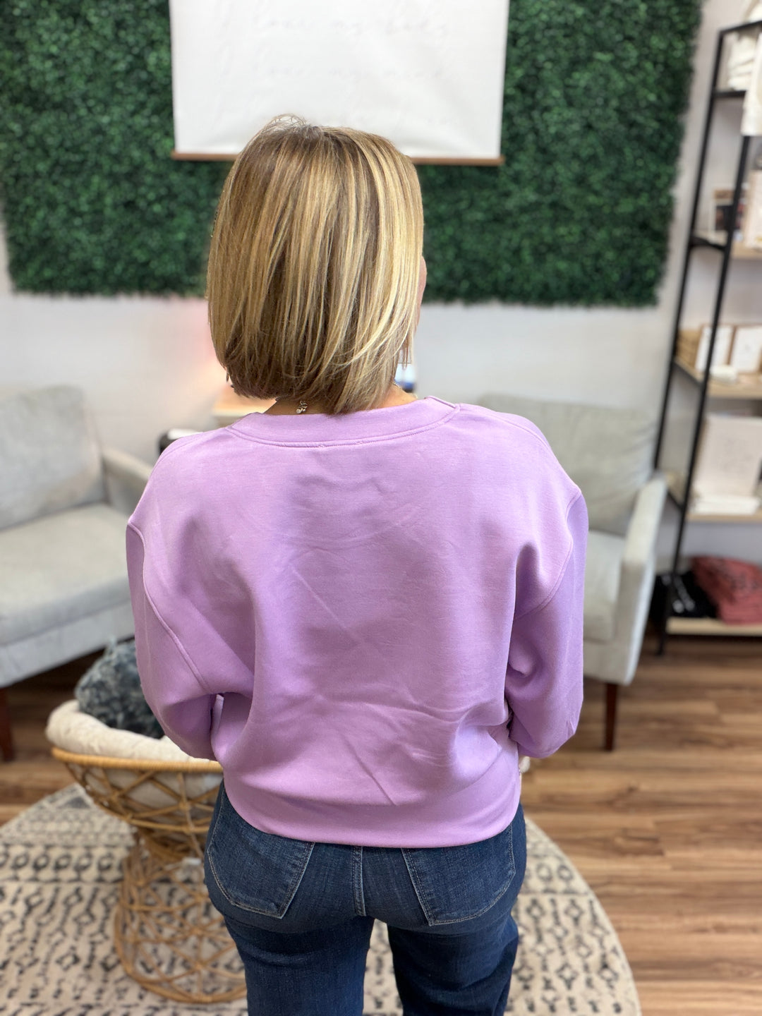 Quinnlee Pullover - Lavender