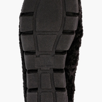 MIA Limited Edition Black Faux Shearling Slide