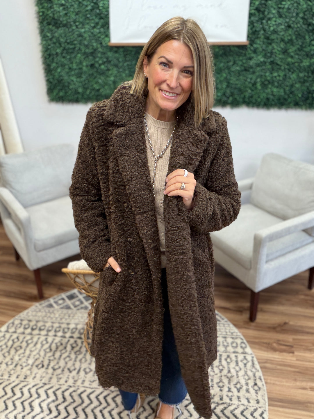 SPECIAL ORDER - Liverpool Double Breasted Teddy Bear Jacket
