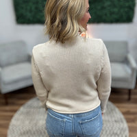 The Classic Knit Sweater - Cream