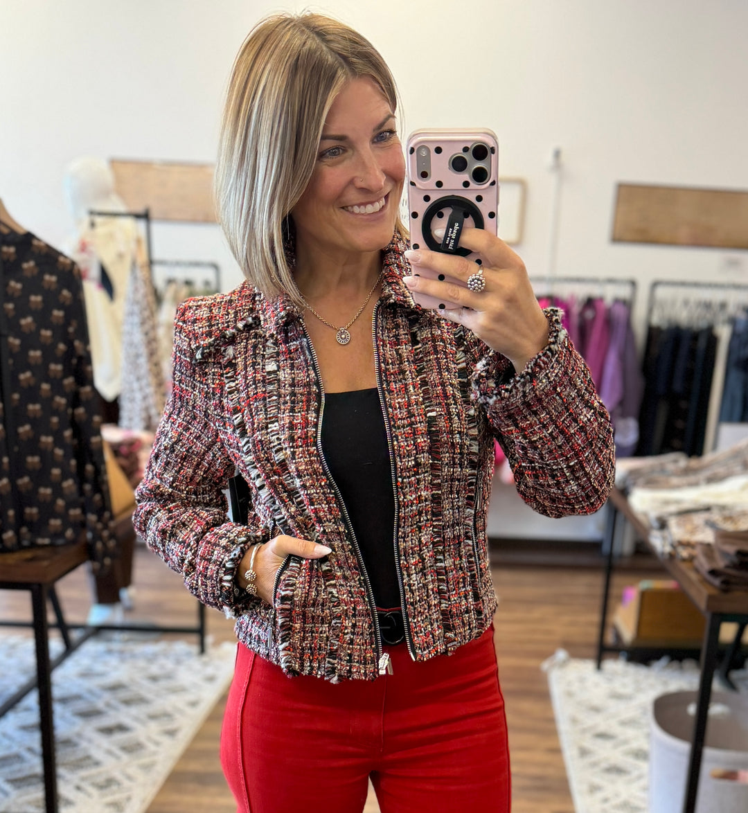 Liverpool - Zip Jacket with Fringe