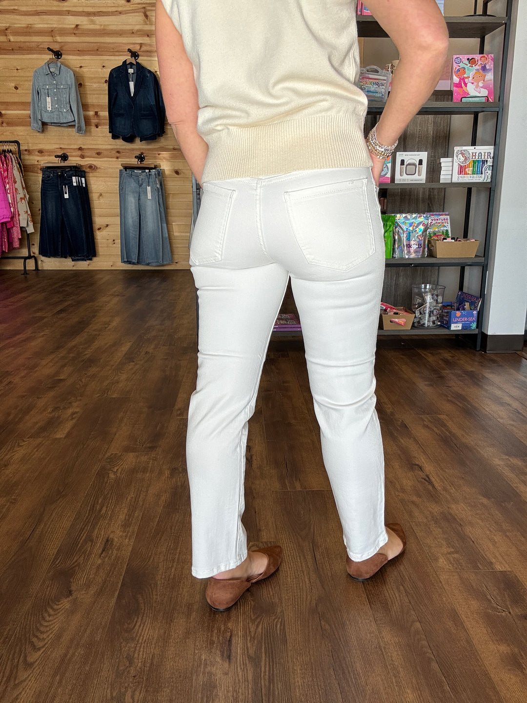 Liverpool Liv Relaxed Skinny - White