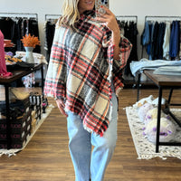 The Perfect Plaid Poncho