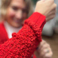 Poppy Knit Popcorn Cardigan