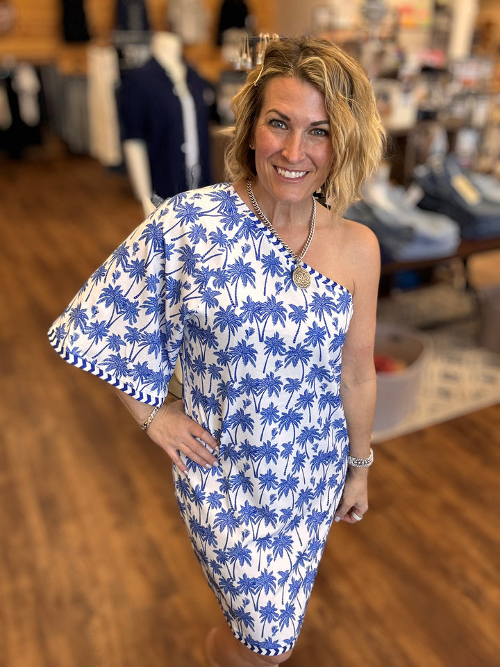 Island Breeze One Shoulder Dress