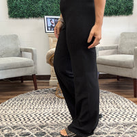 Pull-On Cargo Slacks - Black
